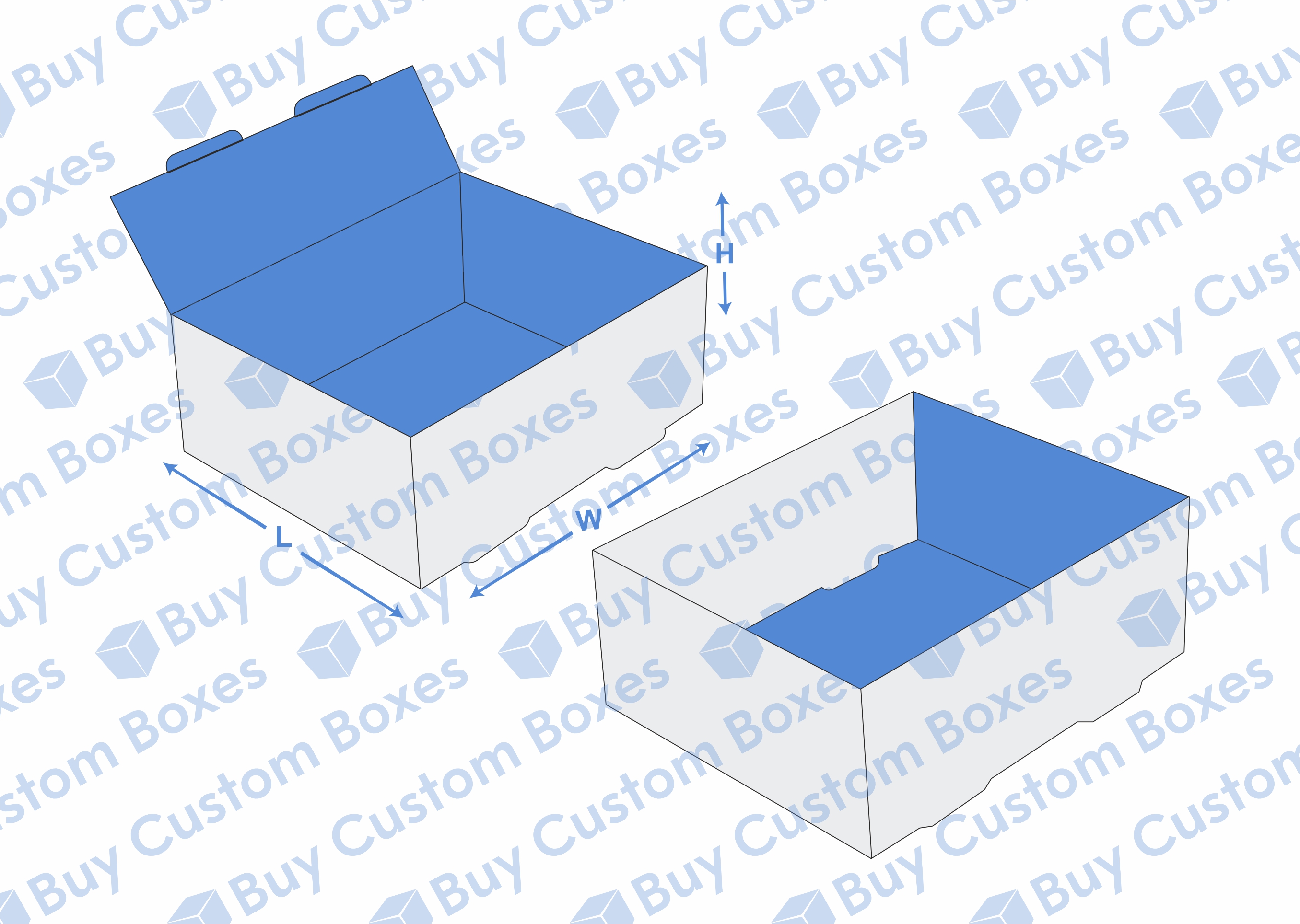 Foot Lock Tray Boxes